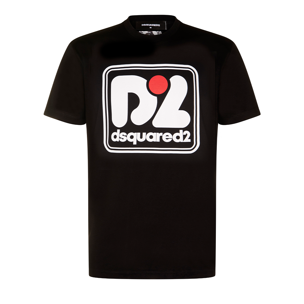 DSQUARED2 D2 T SHIRT BLACK My Grip Fashions