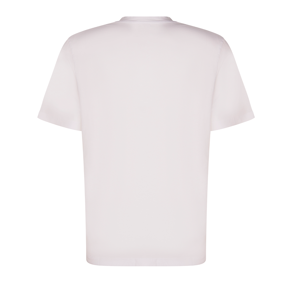 JACOB COHEN LOGO PATCH T SHIRT - WHITE