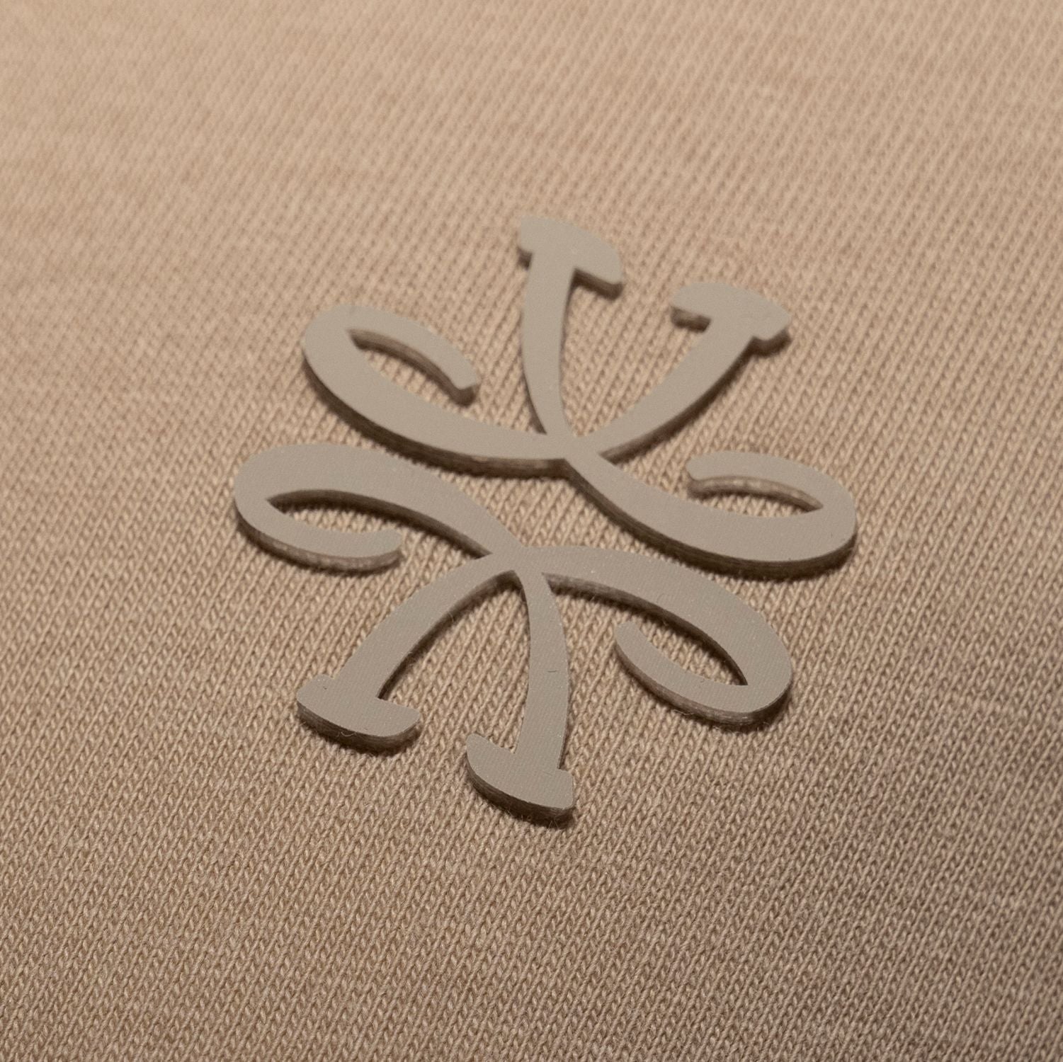 JACOB COHEN RUBBER LOGO T BEIGE