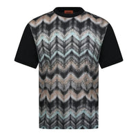 MISSONI AIRBRUSH ZIG ZAG T - BLACK/GREY