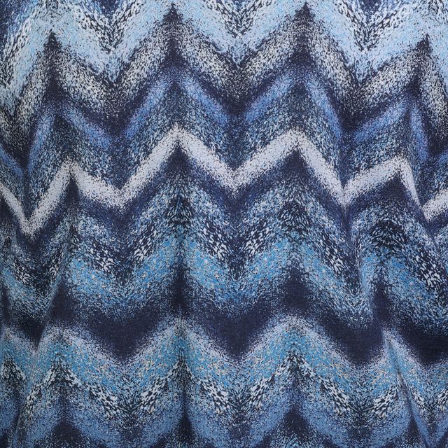 MISSONI AIRBRUSH ZIG ZAG T - BLUE