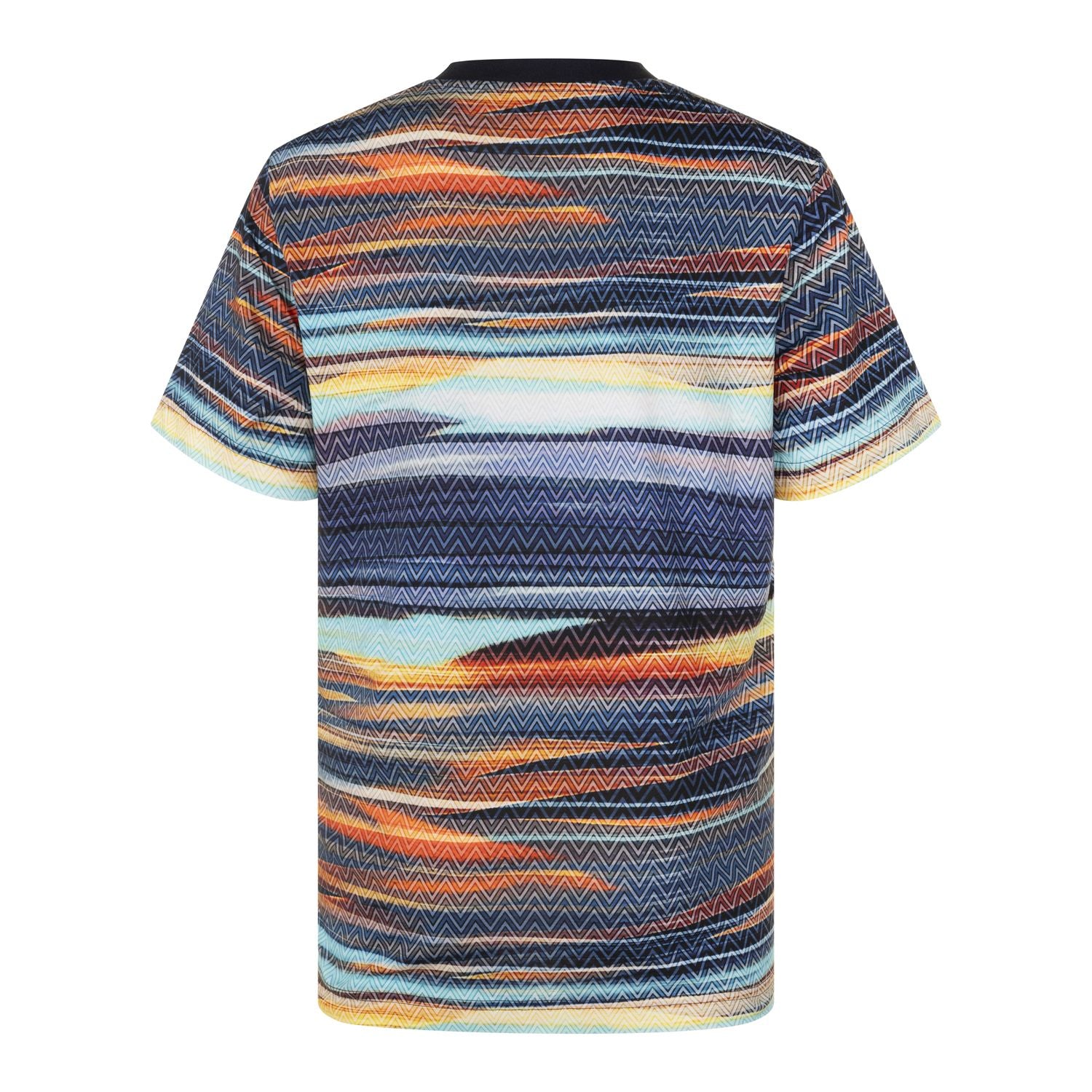 MISSONI MULTI COLOURED SPACEDYED ZIG ZAG T