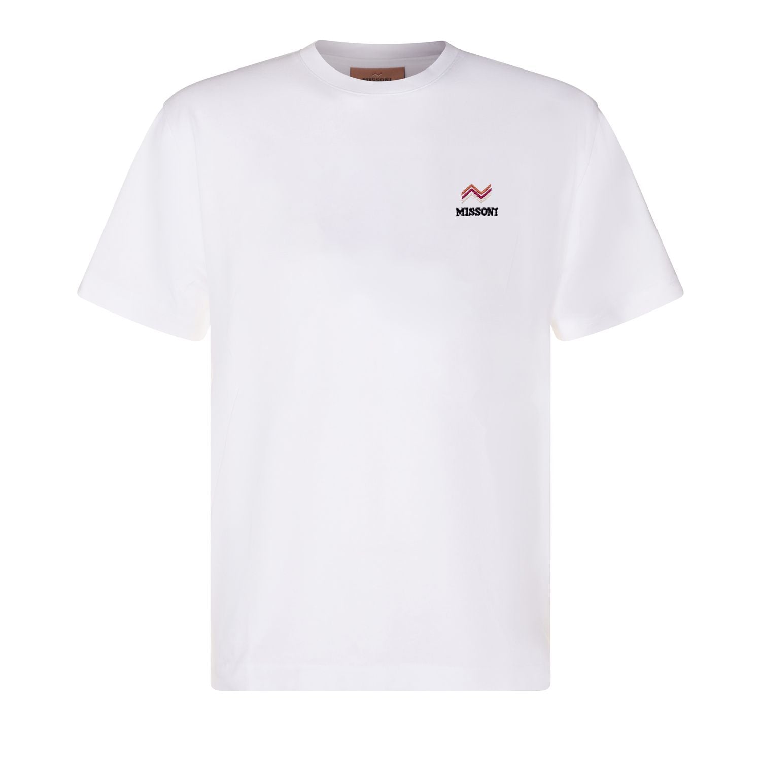 MISSONI T SHIRT - WHITE / Small Embroidered Logo