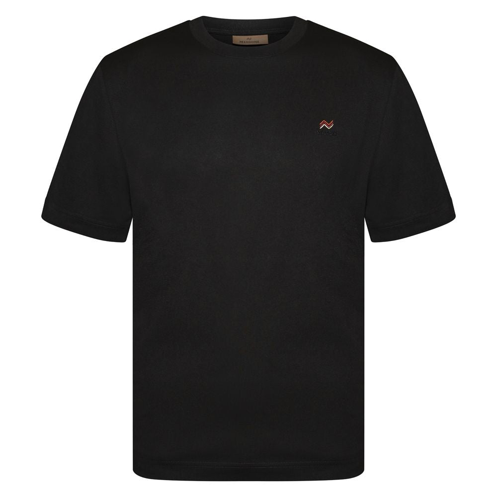 MISSONI T SHIRT - BLACK / Small Embroidered Logo