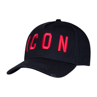 DSQUARED2 ICON CAP / BLACK & RED