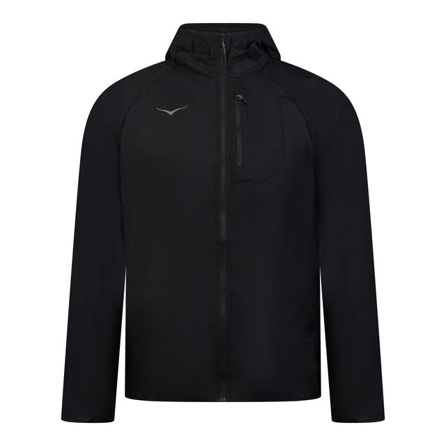 HOKA SKYFLOW HOODED JACKET - Black