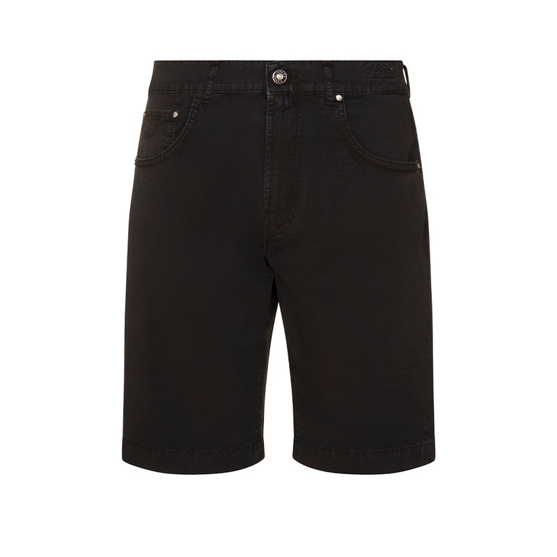 JACOB COHEN NICOLAS SLIM FIT CHINO SHORTS / BLACK