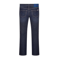 JACOB COHEN BARED SLIM FIT JEANS - DARK BLUE MILANO BADGE