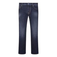 JACOB COHEN BARED SLIM FIT JEANS - DARK BLUE MILANO BADGE