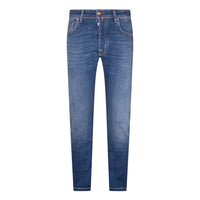 JACOB COHEN BARED SLIM FIT JEANS IN BLUE / ORANGE BADGE