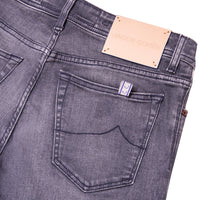 JACOB COHEN BARED SLIM FIT STRETCH JEANS / GREY