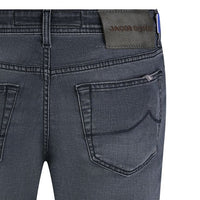 JACOB COHEN BARED SLIM FIT STRETCH JEAN mid grey