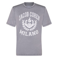 JACOB COHEN MILANO COLLAGE T SHIRT - GREY