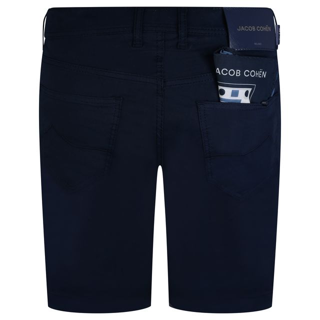 JACOB COHEN NICOLAS SLIM FIT CHINO SHORTS - Navy