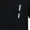 JACOB COHEN EMBROIDERED CREST POCKET T - BLACK
