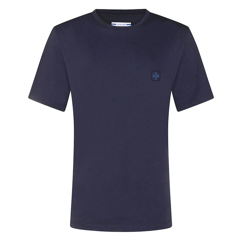 JACOB COHEN LOGO PATCH T SHIRT - NAVY