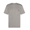 JACOB COHEN LOGO PATCH T SHIRT - GREY