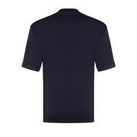 MISSONI EMBROIDERED T SHIRT / NAVY