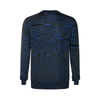 MISSONI FINE KNIT CREW NECK JUMPER / BLUE / GREEN