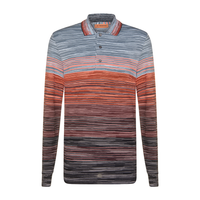 MISSONI LONG SLEEVE POLO / ORANGE