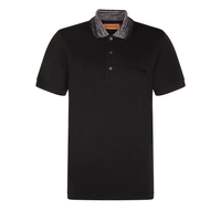 MISSONI POLO - BLACK / SPACEDYED COLLAR