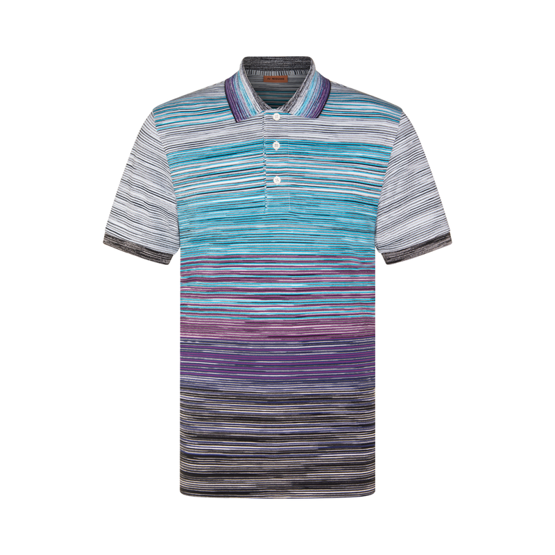 MISSONI POLO -  PURPLE/BLUE