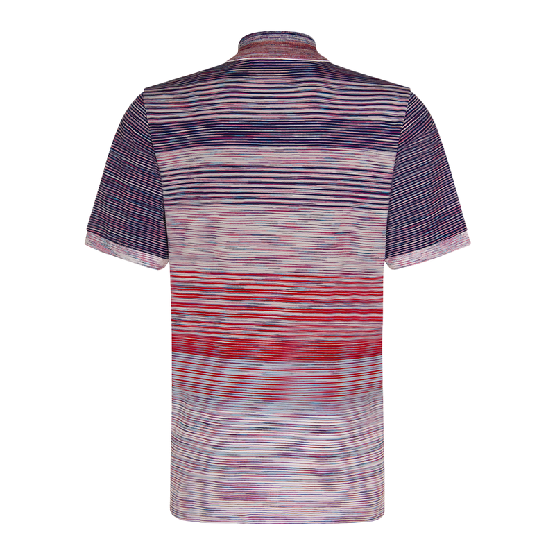 MISSONI POLO - PURPLE/RED