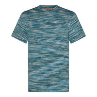 MISSONI CLASSIC STRIPE T SHIRT - GREEN/BLUE