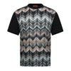 MISSONI AIRBRUSH ZIG ZAG T - BLACK/GREY