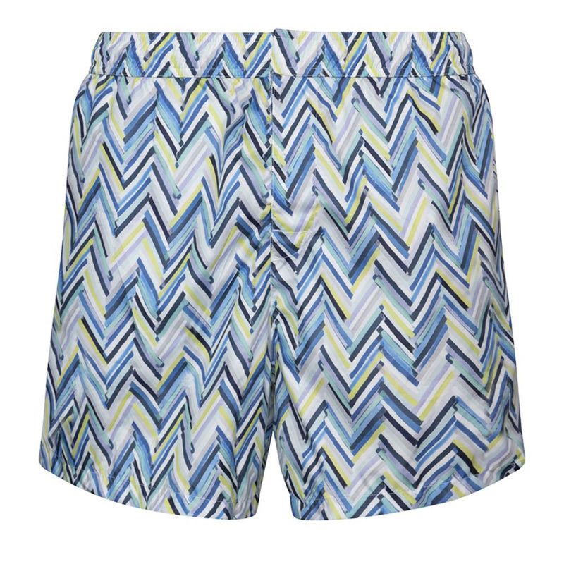 MISSONI CHEVERON SWIM SHORTS, Blue/Green