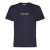 MISSONI EMBROIDERED LOGO T SHIRT - NAVY