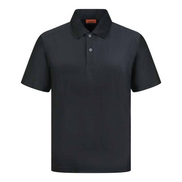 MISSONI CHEVRON POLO - BLACK