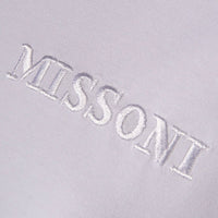 MISSONI T SHIRT - WHITE / GREY SPACEDYED COLLAR