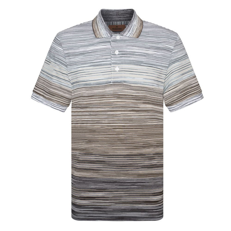 MISSONI POLO - BEIGE/GREY  FADE