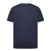 MISSONI T SHIRT NAVY SPACEDYED COLLAR (Multicolored)