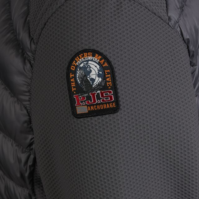 PARAJUMPERS BUCK HYBRID JACKET pewter grey
