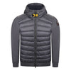 PARAJUMPERS BUCK HYBRID JACKET pewter grey