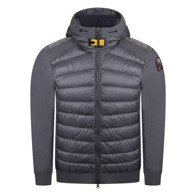 PARAJUMPERS BUCK HYBRID JACKET pewter grey