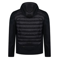 PARAJUMPERS NOLAN HYBRID HOODED JACKET - BLACK