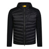 PARAJUMPERS NOLAN HYBRID HOODED JACKET - BLACK