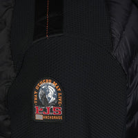 PARAJUMPERS NOLAN HYBRID HOODED JACKET - BLACK