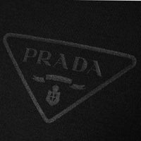 PRADA LOGO T SHIRT, Black