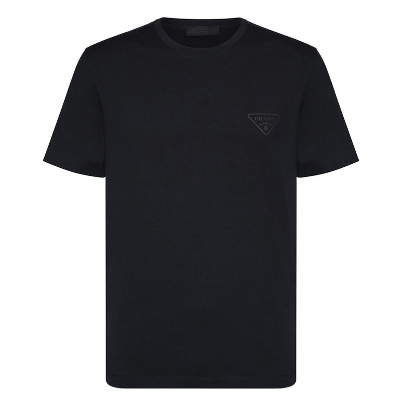 PRADA LOGO T SHIRT, Black