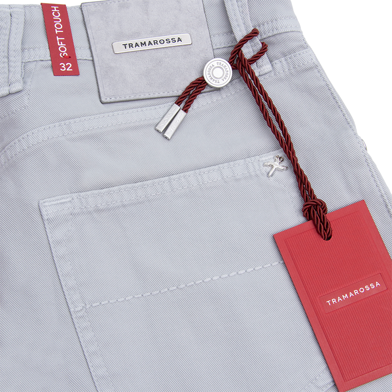 TRAMAROSSA ASCANIO SLIM FIT SHORTS - WILLOW GREY