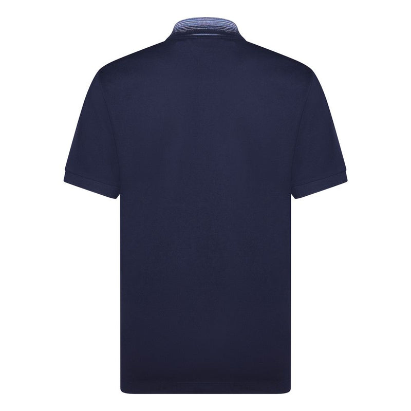 MISSONI POLO - (Navy / spacedyed collar)