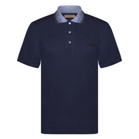 MISSONI POLO - (Navy / spacedyed collar)