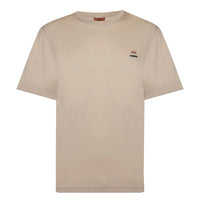 MISSONI T SHIRT - CEMENT / Small Embroidered Logo